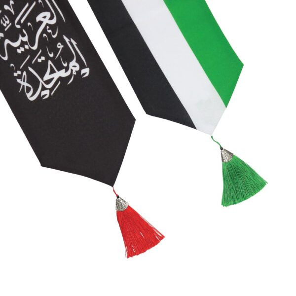 UAE Flag Scarf with Arabic...