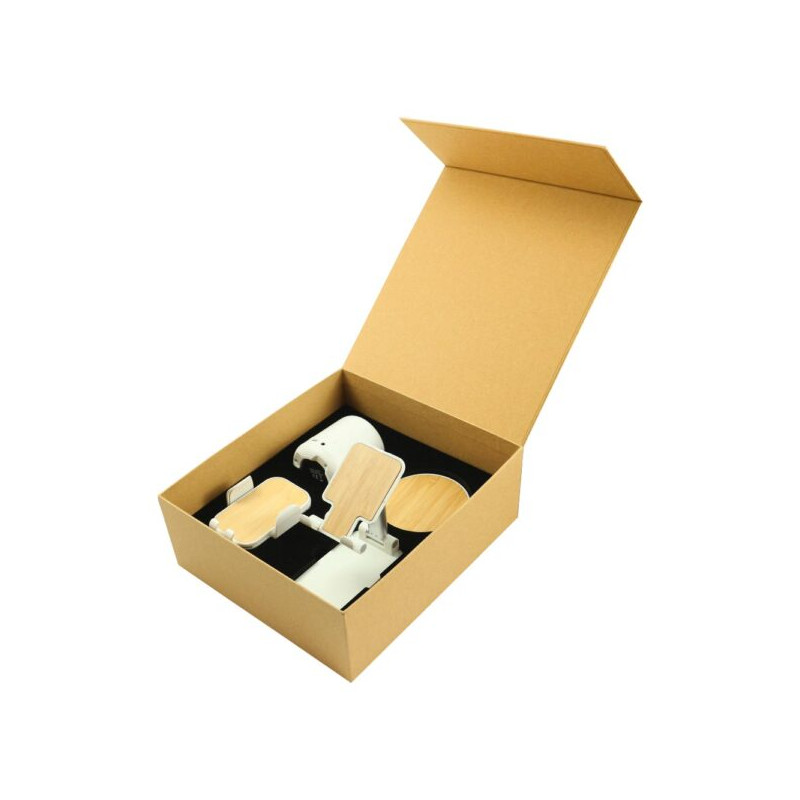 Promotional Tech Gift Sets with Brown Cardboard Gift Box