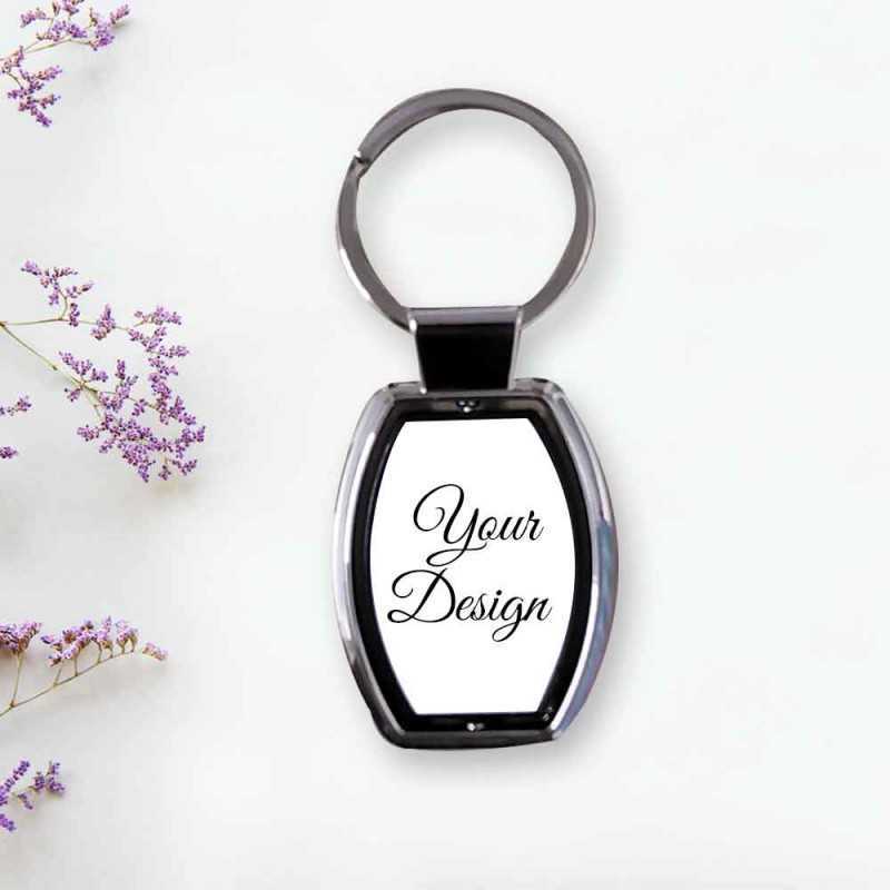 Personalized Keychain - Oval - Corporate