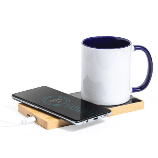Eco-Friendly Wireless Charger with Mug Warmer | 10W | Type C