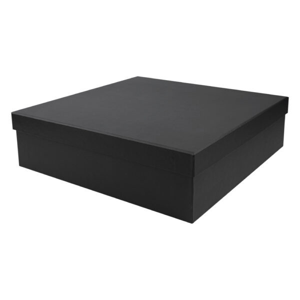 Black Plain Gift Box Size...