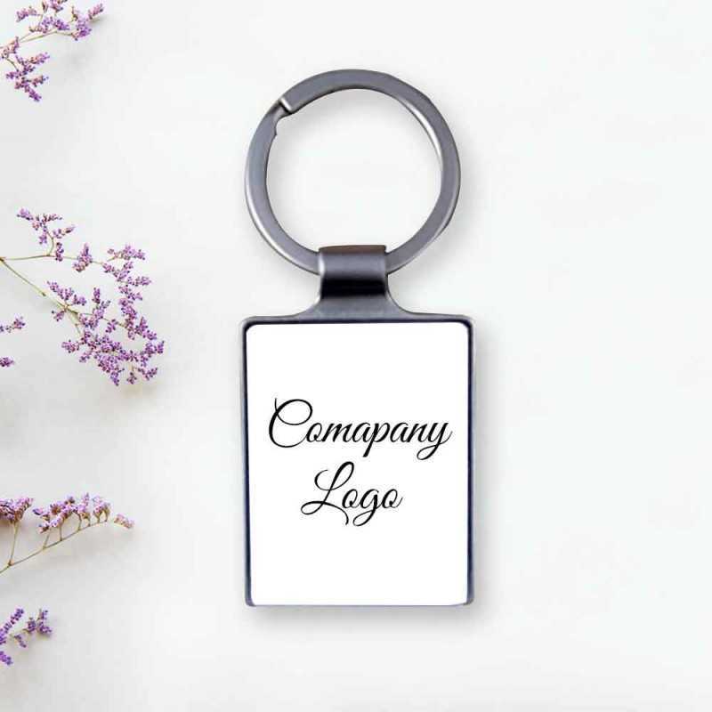 Personalized Keychain - Square - Corporate
