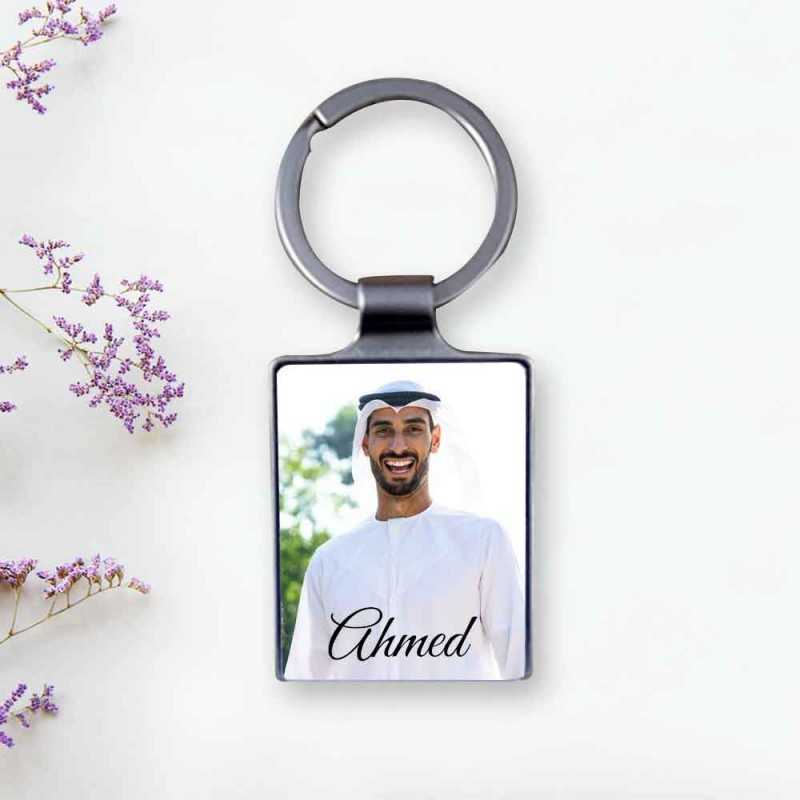 Personalized Keychain - Square - Corporate