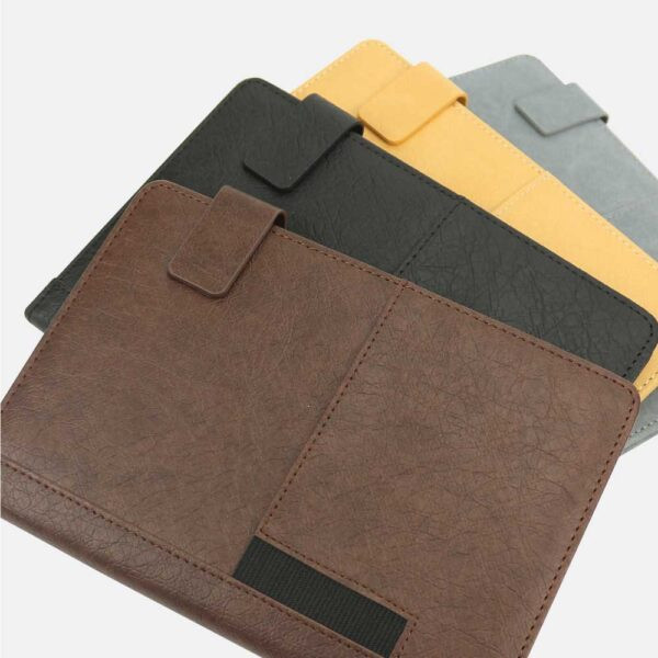 Dorniel A5 PU Notebooks with Front Pocket & Magnetic Flap