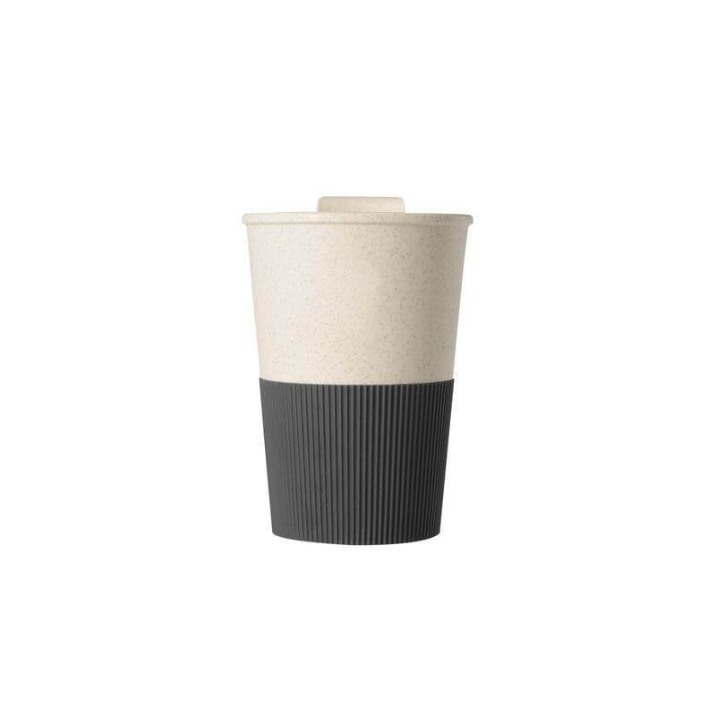 MALTA - Reusable Wheatstraw Cup 350ml - Black