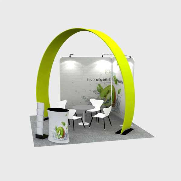 Exhibition Booth Modular Horseshoe Arch Exhibition Kit for 10ft Wide Booths
