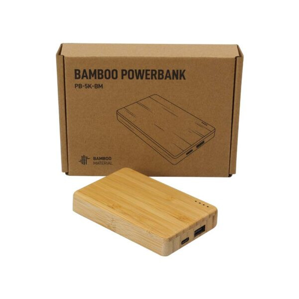 Bamboo Powerbank 5000 mAh...