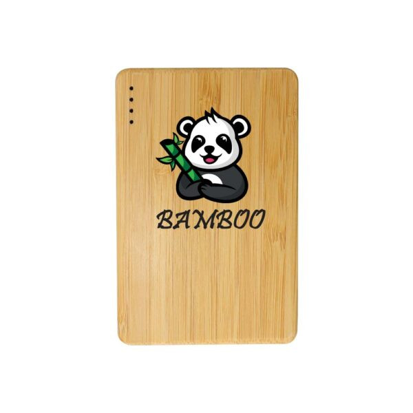 Bamboo Powerbank 5000 mAh Type C Input and Output