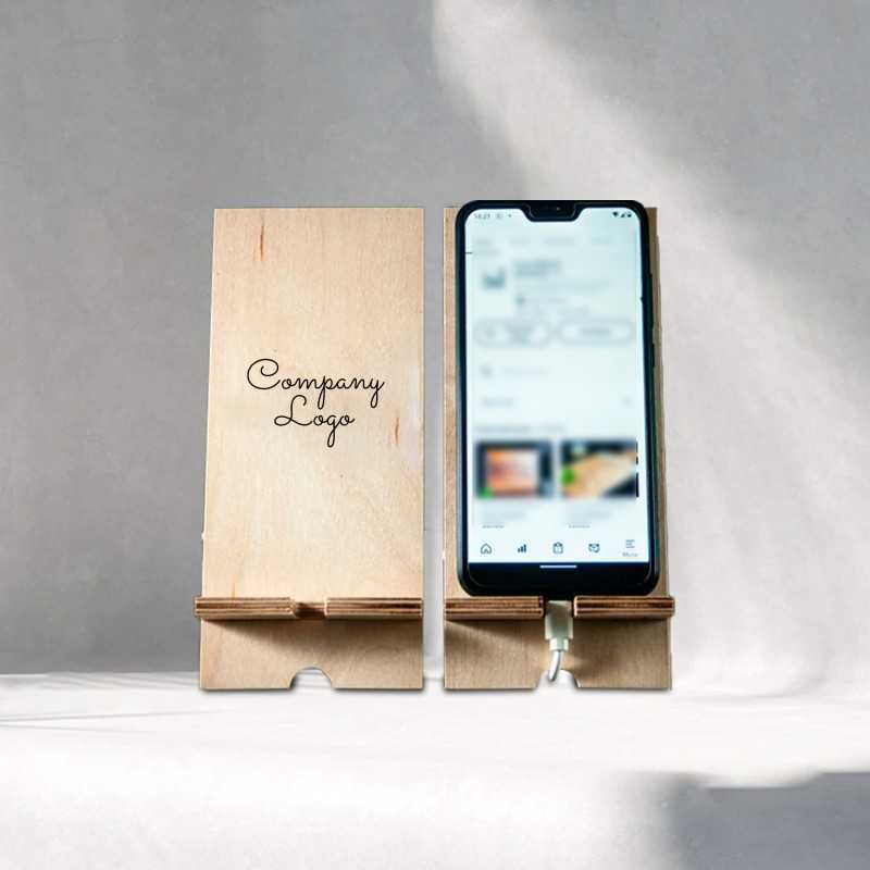 Personalized Wooden Mobile Stand